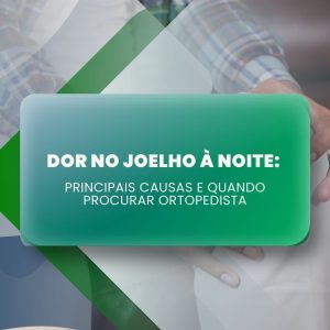 dor no joelho a noite
