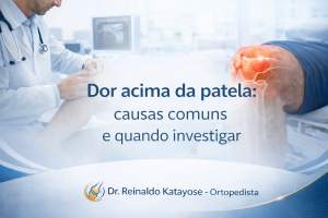 dor acima da patela