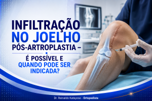 infiltração no joelho